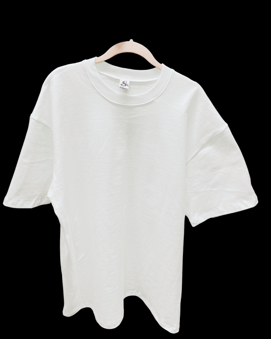 White "Essentials" Blank Tee